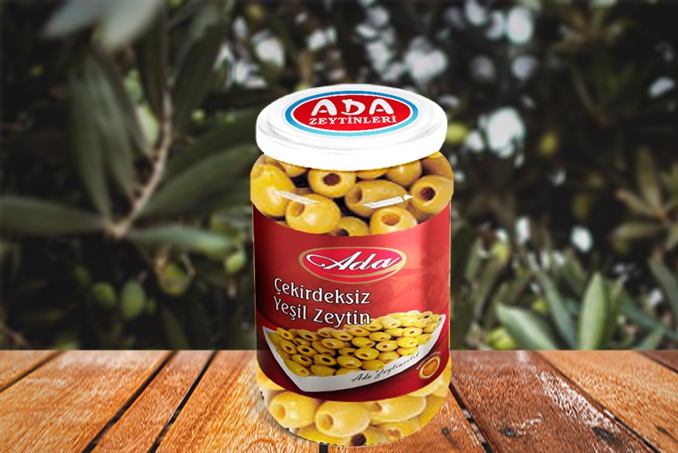 Çekirdeksiz Yeşil Zeytin